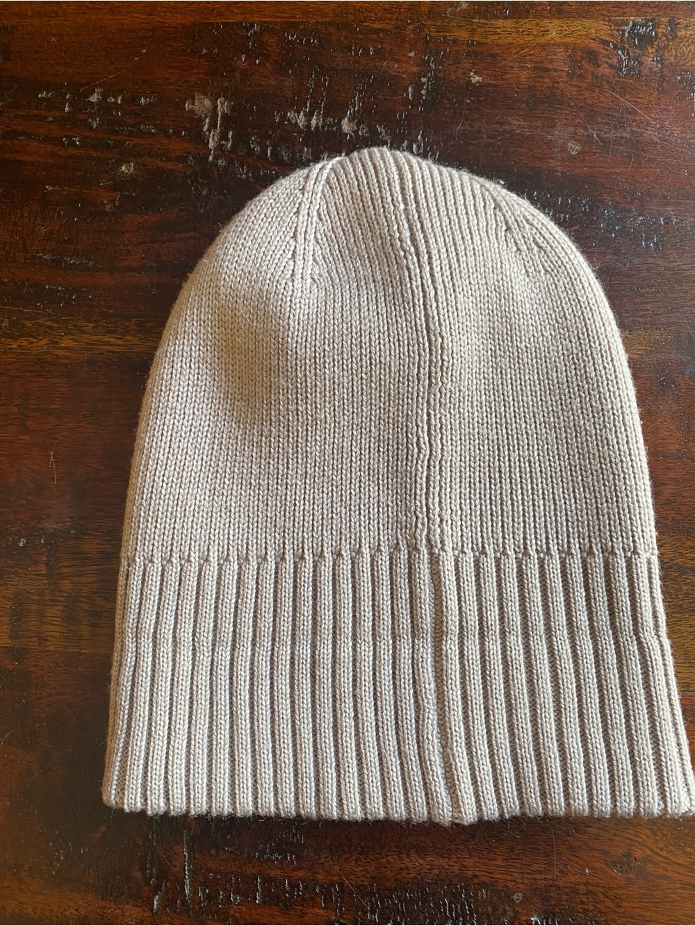 Arc'teryx Mallow Toque in rune beige wool blend beanie hat one size - Picture 4 of 5